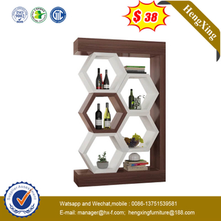 Assembled Shelf Solid Wood Decorative Brown Bedroom Living Room Display Cabinet