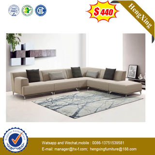 Modern Simple Fabric Sofa Office Livingroom furniture Set With Metal Leg