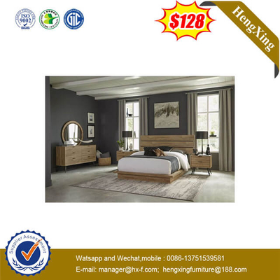 Modern Home Furniture Queen King Size Double Bed Wooden Frame 