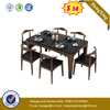 Factory Modern Home Furnitures Wooden Tables Dining Table with Chairs