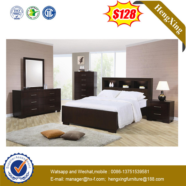 Foshan Factory Home Hotel Furniture King Size Bedroom Bed