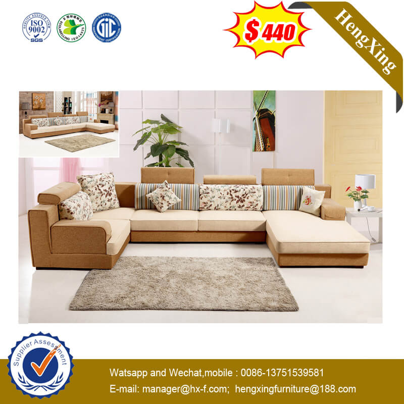 Popular Commercial Used Furniture Home Office Furniture Fabric Leather Sofa