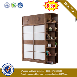 New design 2 doors Frosted Glass Imported metal hardware furniture closet