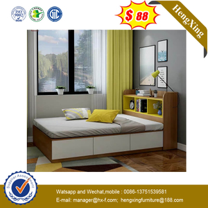 Large Space Storage Home Bedroom Furniture Wooden Melamine Panel MFC Drawer Bed