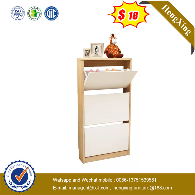  High Quality New Classical 3 Drawers Mealmine Mdf Shoe Cabinet Rack 