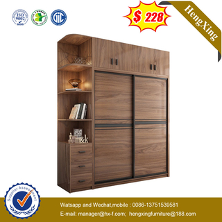 MDF Modern Bedroom Closet Furniture Wood 2 Door Cabinets Wardrobe
