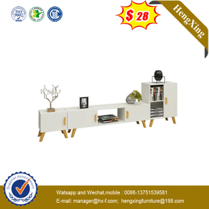 Modern Living Room Furniture MDF White Wooden Coffee Table TV stand cabinet