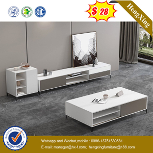 Glossy MDF Storage Notch Modern Furniture TV Stands side cabinets end coffee tables