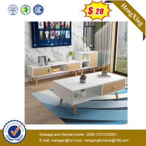 Modern MDF dining room home furniture round tea table sofa side simple coffee table