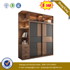 Best selling Modern Home Hotel Bedroom Furniture Wooden Sliding Door Closet Storage Wardrobe 