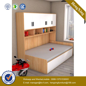 Modern Home School Children baby Furniture Bookcase Bunk Wooden Single Double Dormitory Kids Bed
