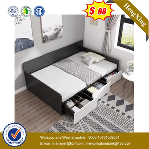 Custom New Design Home Bedroom Furniture Wooden Single Combination Kids Bed