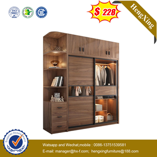 Modern Bedroom Home Hotel Furniture Fitted Wood MDF Cloth Sliding Door Foldable Closet Wooden Cabinet Wardrobe 