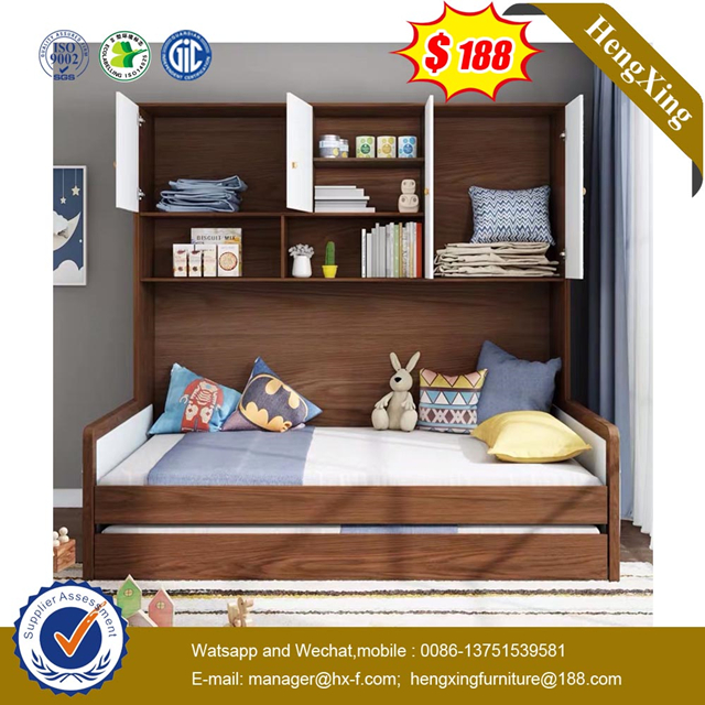 Modern Wooden Metal School Dormitory Baby Furniture Bedroom Set Double Bunk Children Kids Bed