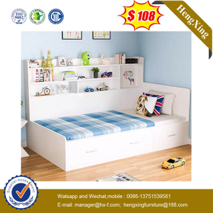 Wholesale factory Manufacturers Bedroom Furniture drawer cabinets Portable Baby Kids single Bed