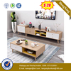 Elegant living room solid wood coffee table MDF board TV cabinet set
