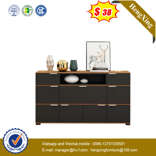 Black Series Long Storage Table Home Furniture TV Stand with Drawers Bedroom Nightstand