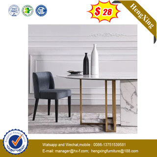 Modern Furniture Marble Round Restaurant Dining Table Side Coffee Tables